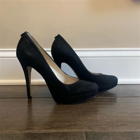 Michael kors black suede shoes + FREE SHIPPING 